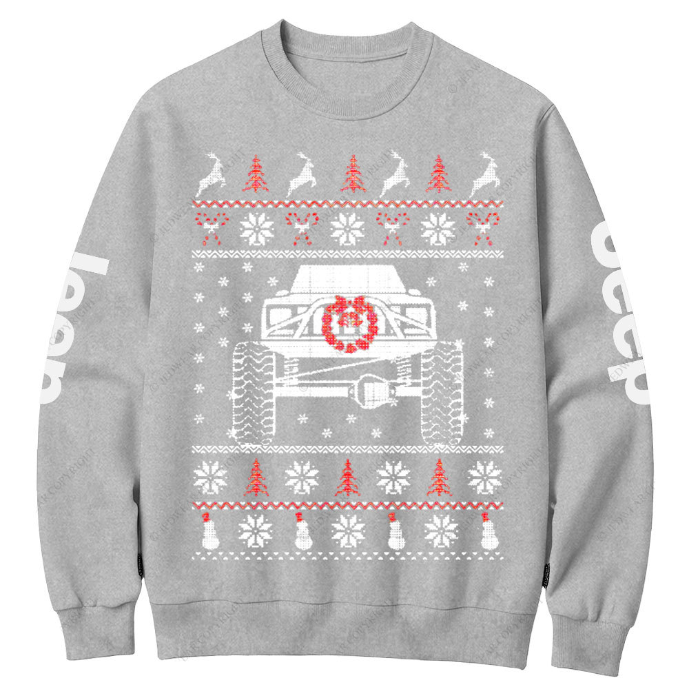Funny One Ton XJ Christmas Jp Crew Neck Sweatshirt