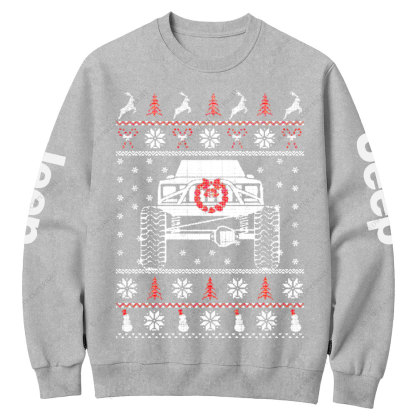 Funny One Ton XJ Christmas Jp Crew Neck Sweatshirt