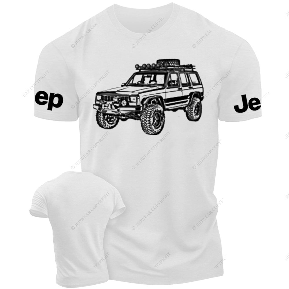 Cherokee XJ Adventure Sketch Art T-Shirt