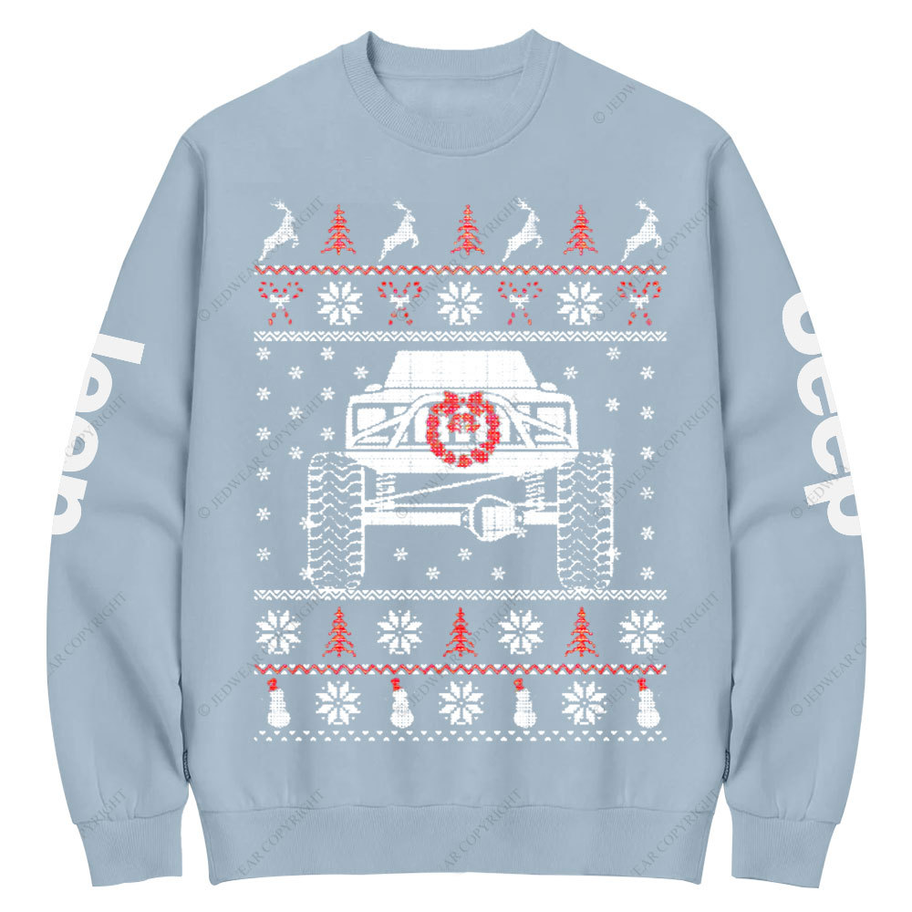 Funny One Ton XJ Christmas Jp Crew Neck Sweatshirt