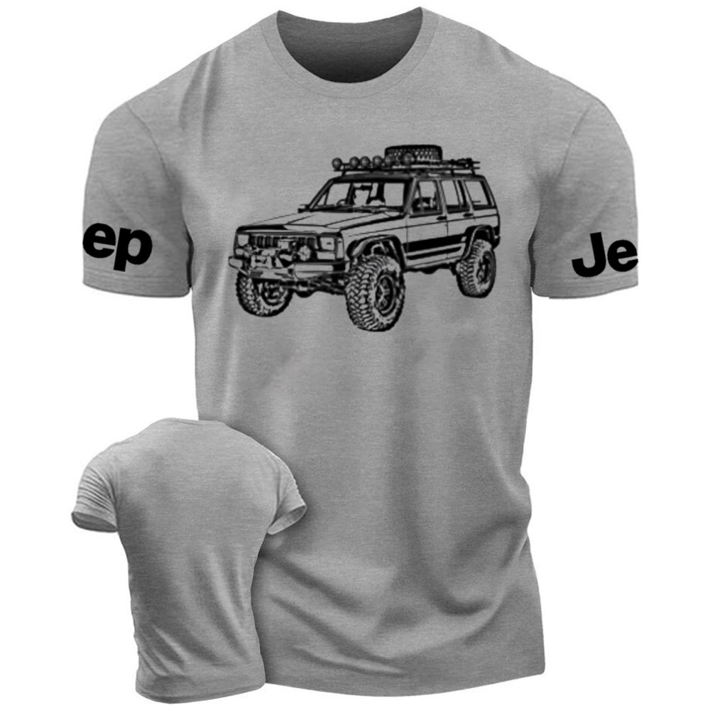 Cherokee XJ Adventure Sketch Art T-Shirt