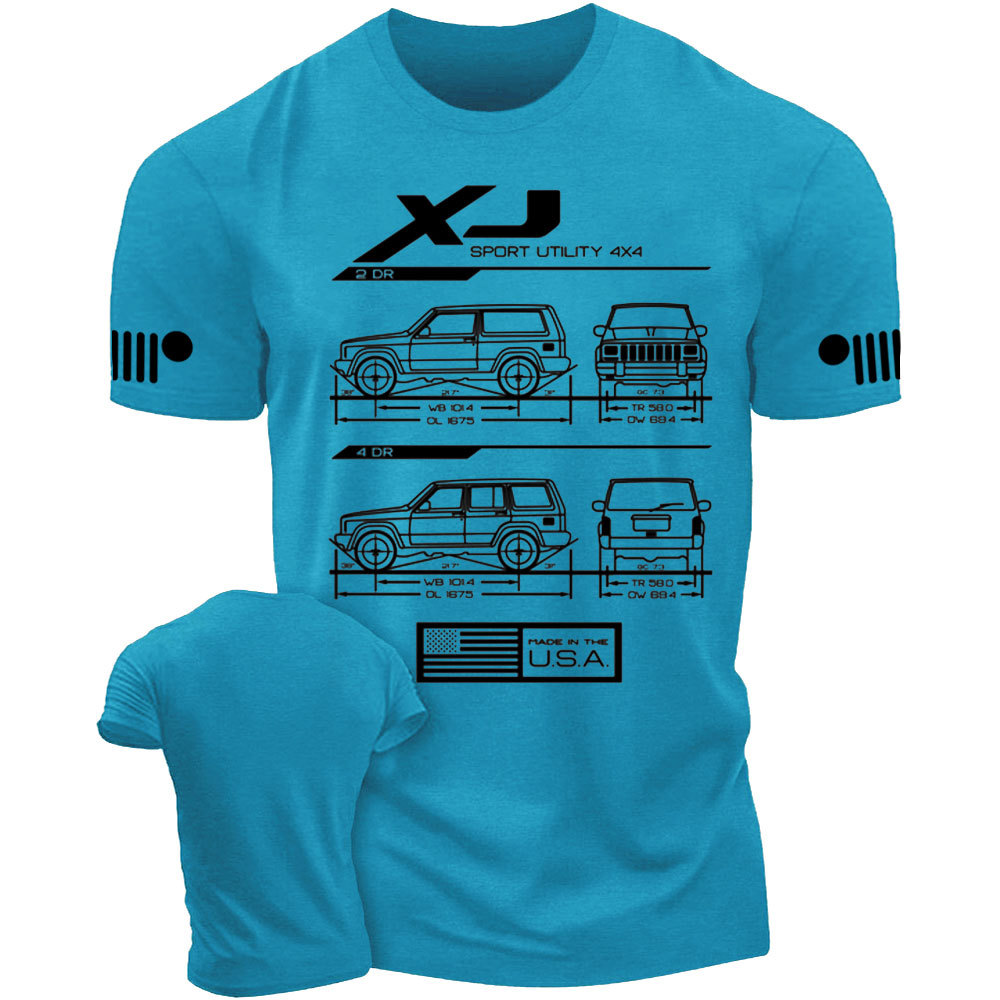 XJ LDD Cherokee Blueprint Jp T-Shirt