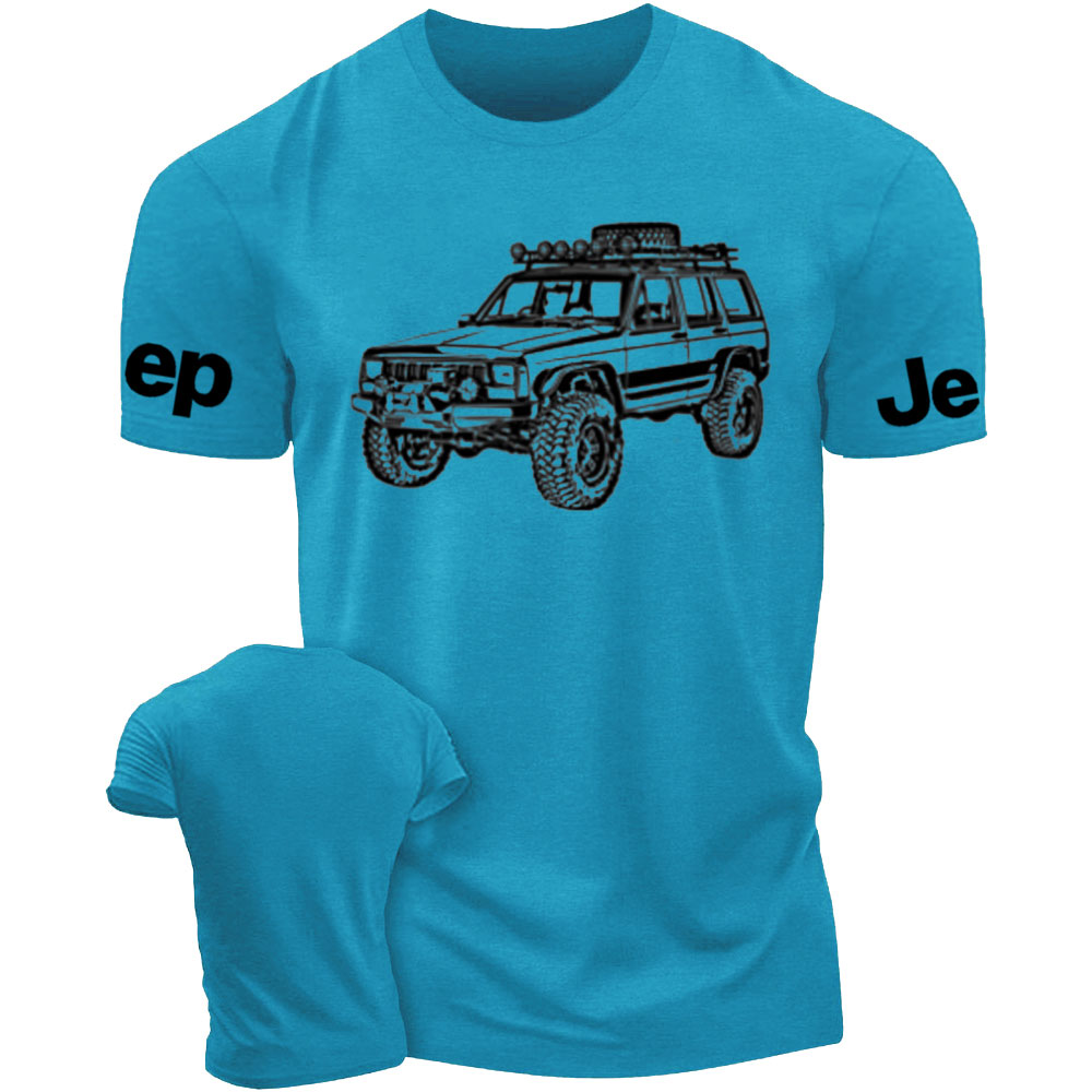Cherokee XJ Adventure Sketch Art T-Shirt