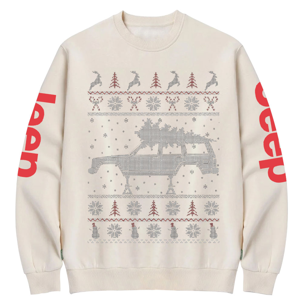 Jp XJ Christmas Ugly Crew Neck Sweatshirt