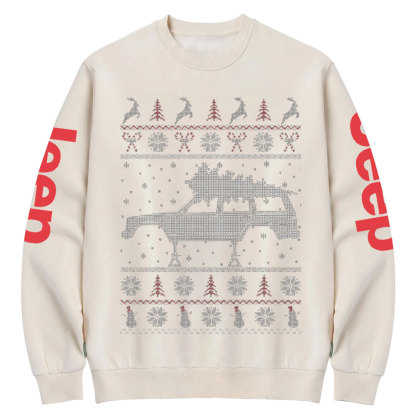 Jp XJ Christmas Ugly Crew Neck Sweatshirt