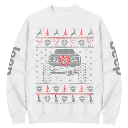 Funny One Ton XJ Christmas Jp Crew Neck Sweatshirt