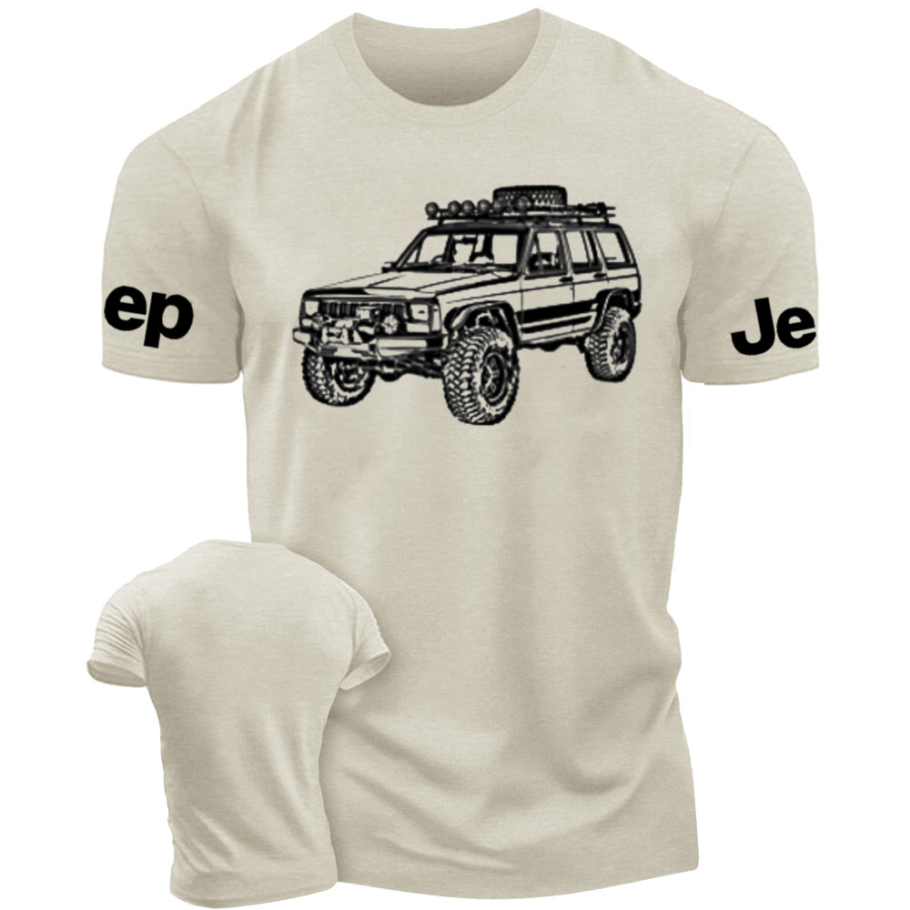 Cherokee XJ Adventure Sketch Art T-Shirt