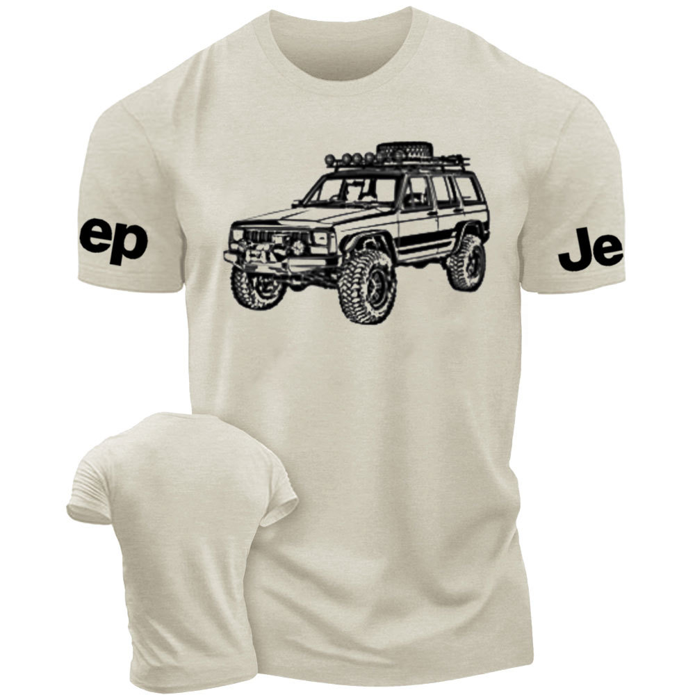 Cherokee XJ Adventure Sketch Art T-Shirt