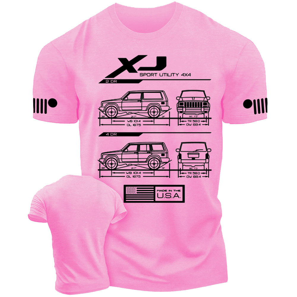 XJ LDD Cherokee Blueprint Jp T-Shirt