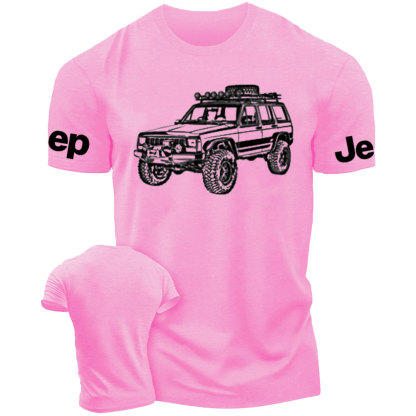 Cherokee XJ Adventure Sketch Art T-Shirt