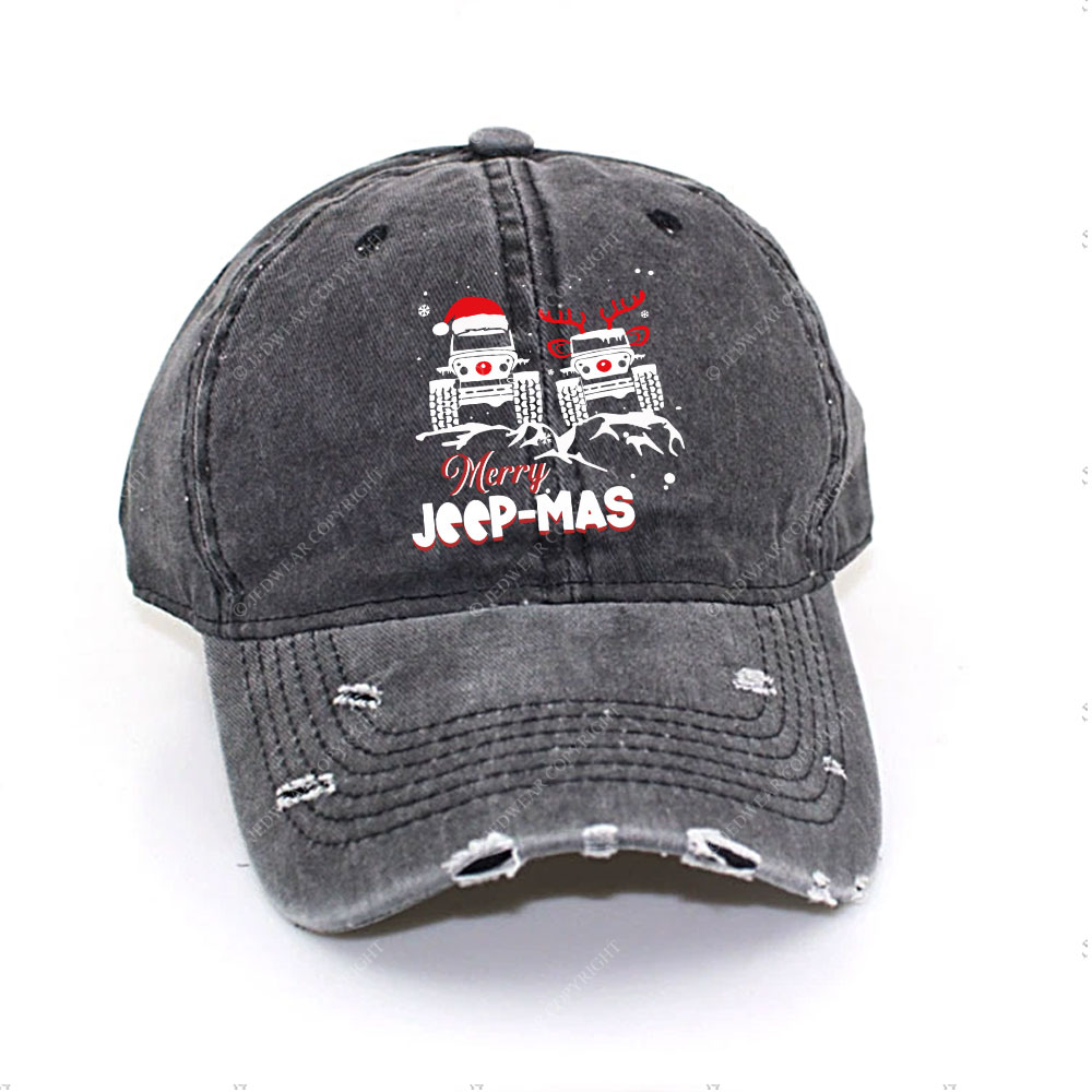 Reindeer Jp Merry Christmas Baseball Cap