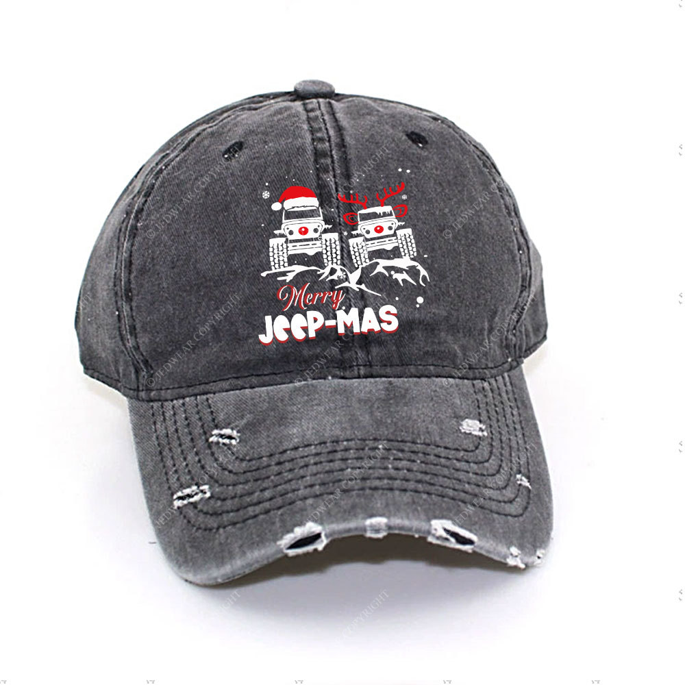 Reindeer Jp Merry Christmas Baseball Cap