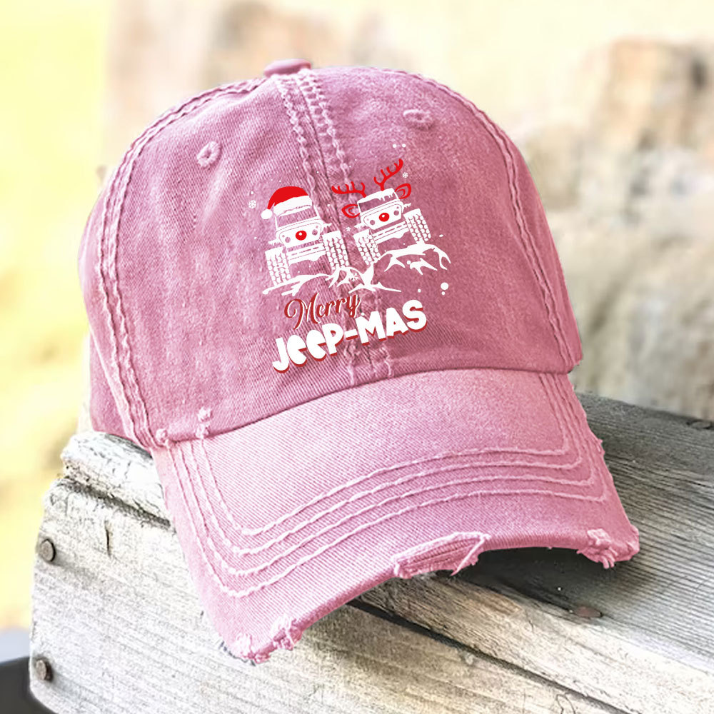 Reindeer Jp Merry Christmas Baseball Cap