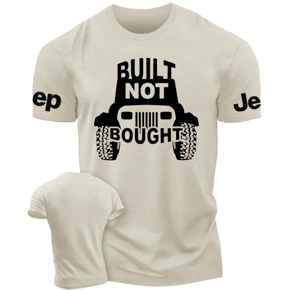 Built NOT Bought YJ Square Lights Jp T-Shirt