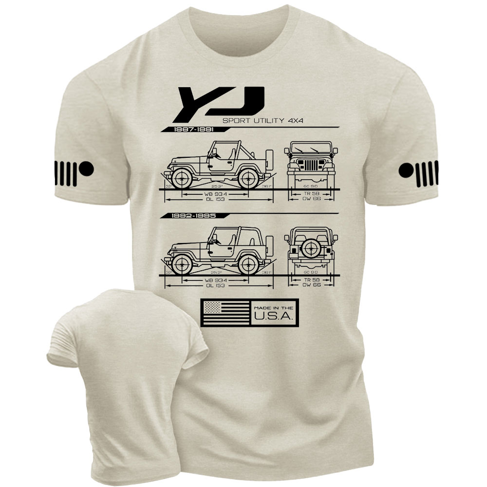 YJ Wrangler Blueprint Jp T-Shirt