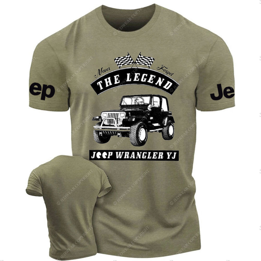 Never Forget The Legend Jp Wrangler YJ Jp T-Shirt
