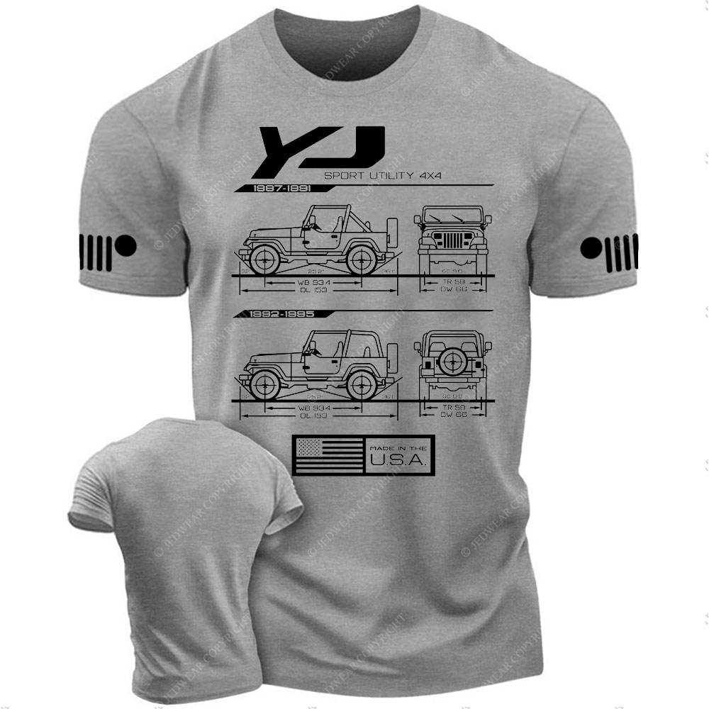 YJ Wrangler Blueprint Jp T-Shirt