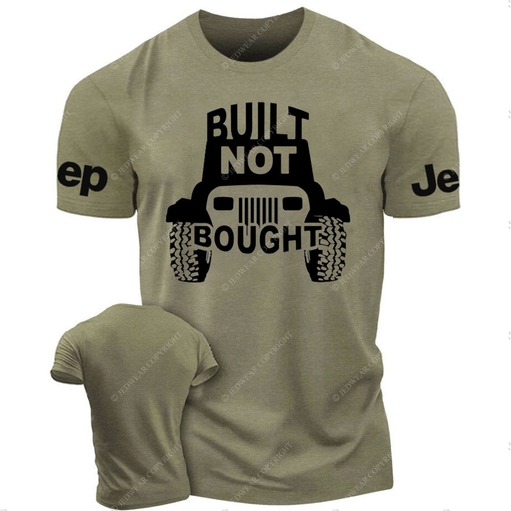 Built NOT Bought YJ Square Lights Jp T-Shirt