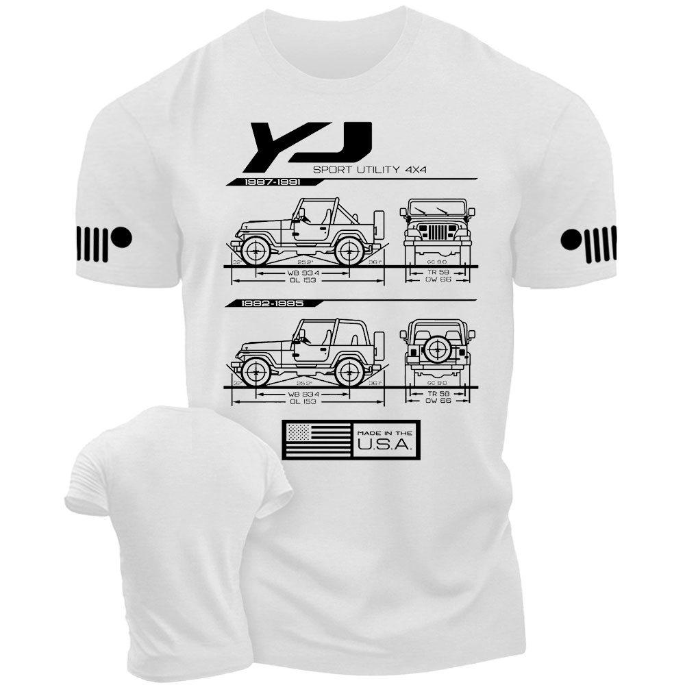 YJ Wrangler Blueprint Jp T-Shirt