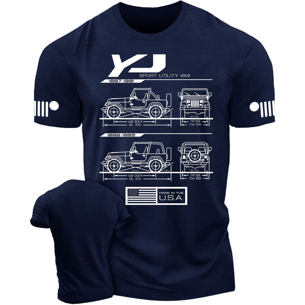 YJ Wrangler Blueprint Jp T-Shirt