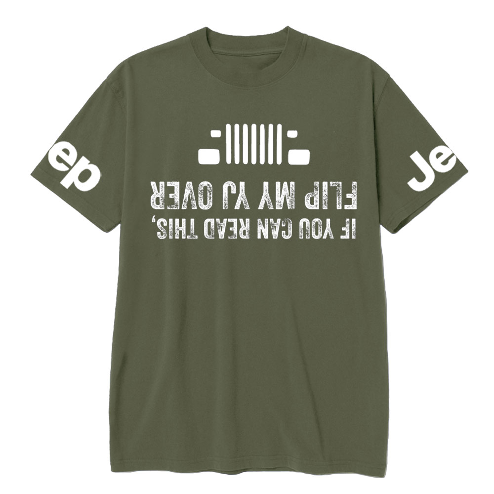 YJ Jp Flip Me Over Jp Funny T-Shirt