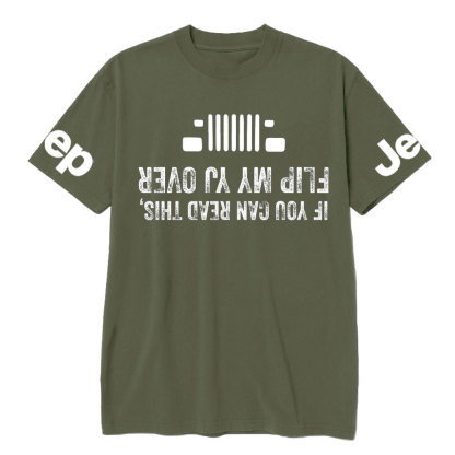 YJ Jp Flip Me Over Jp Funny T-Shirt