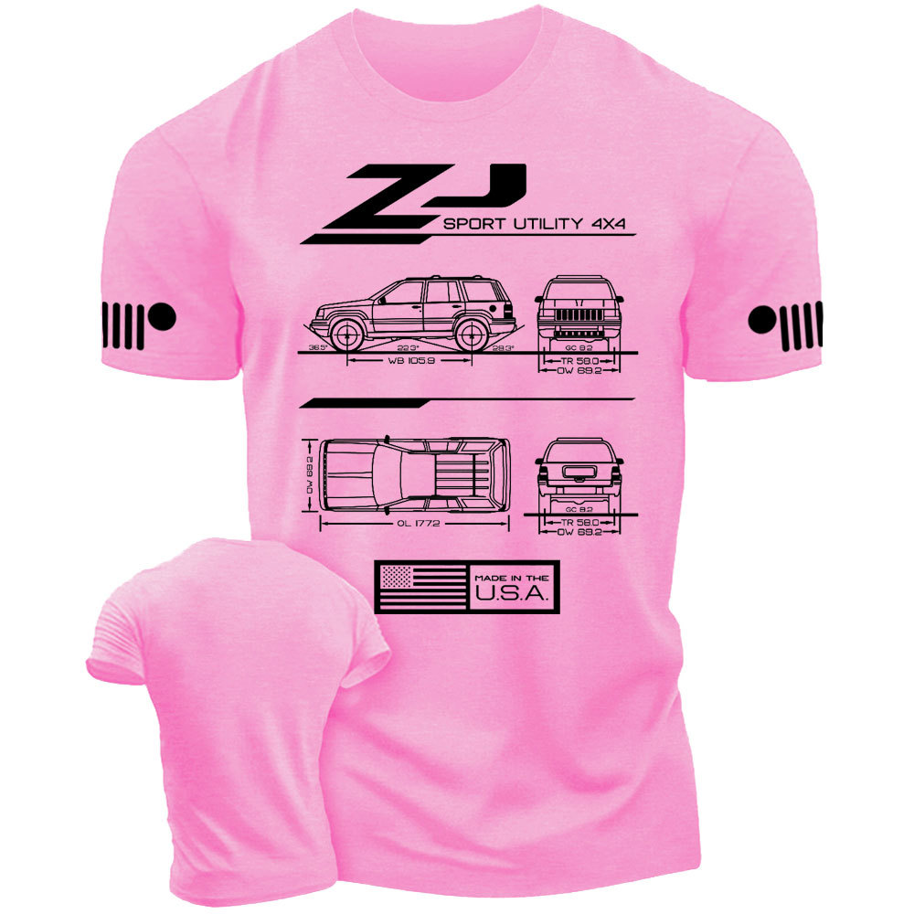 ZJ Grand Cherokee 1993-1998 Blueprint Jp T-Shirt
