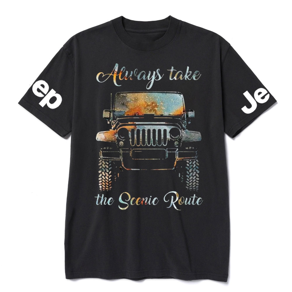 Always Take The Scenic Route Jp Lover T-Shirt