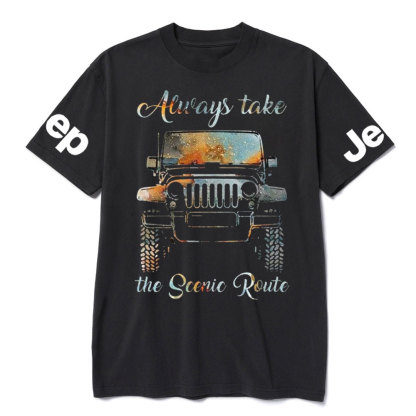 Always Take The Scenic Route Jp Lover T-Shirt