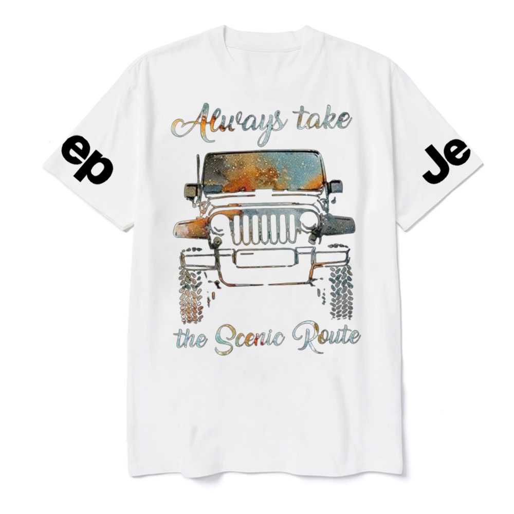Always Take The Scenic Route Jp Lover T-Shirt