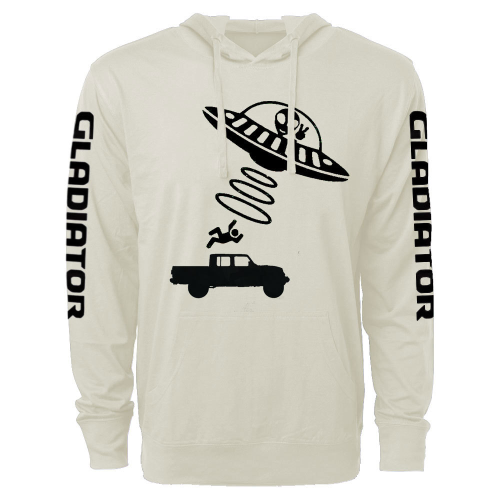 Funny Alien Abduction Jper Gladiator Oversized Lightweight Hoodie