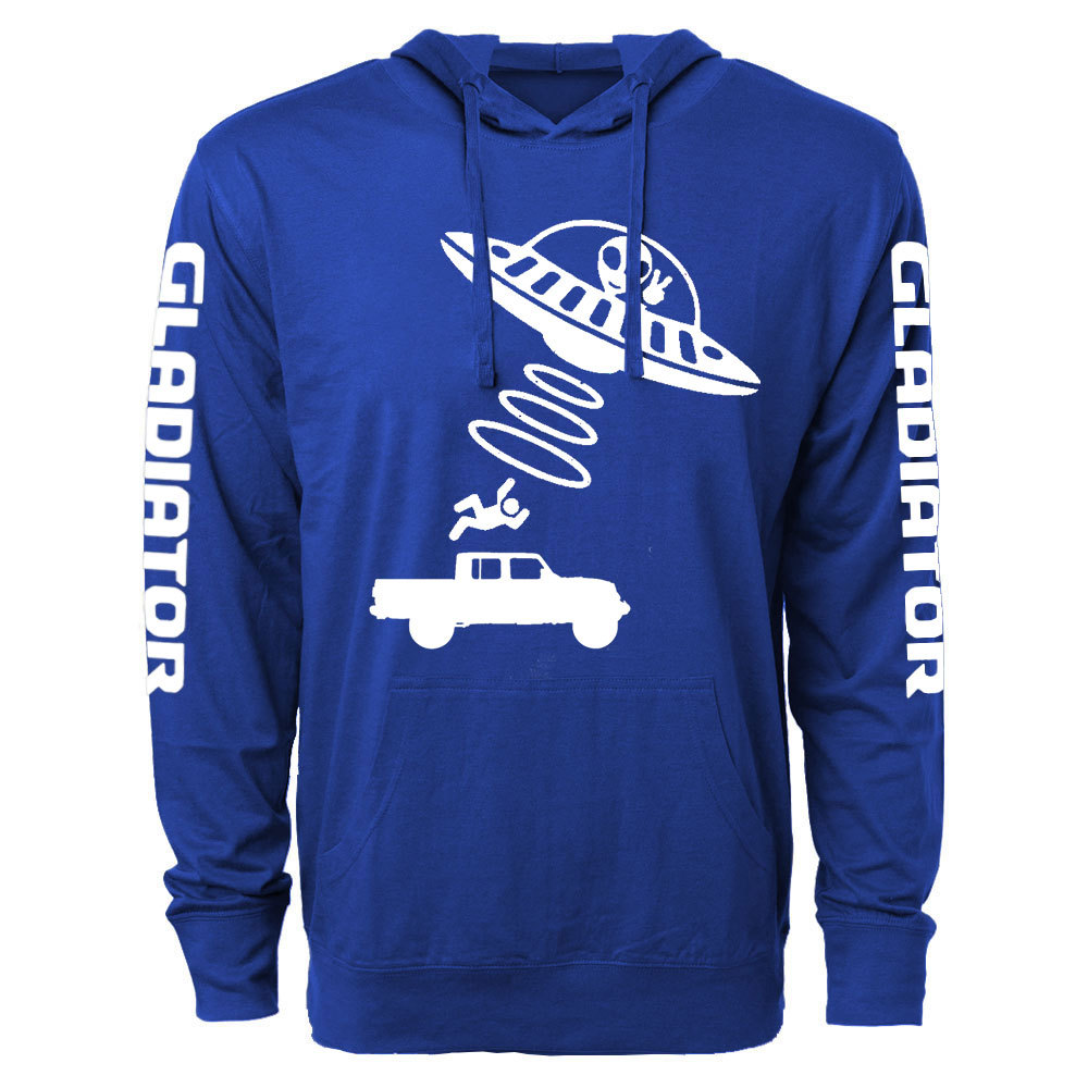 Funny Alien Abduction Jper Gladiator Oversized Lightweight Hoodie