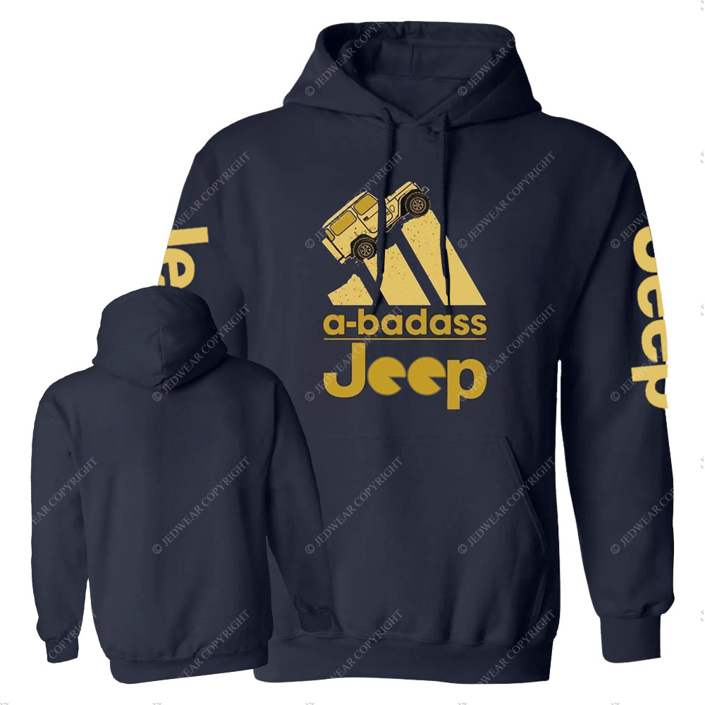 A Badass Jp Yellow Deisgn Casual Hoodie