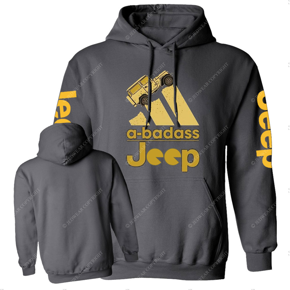 A Badass Jp Yellow Deisgn Casual Hoodie