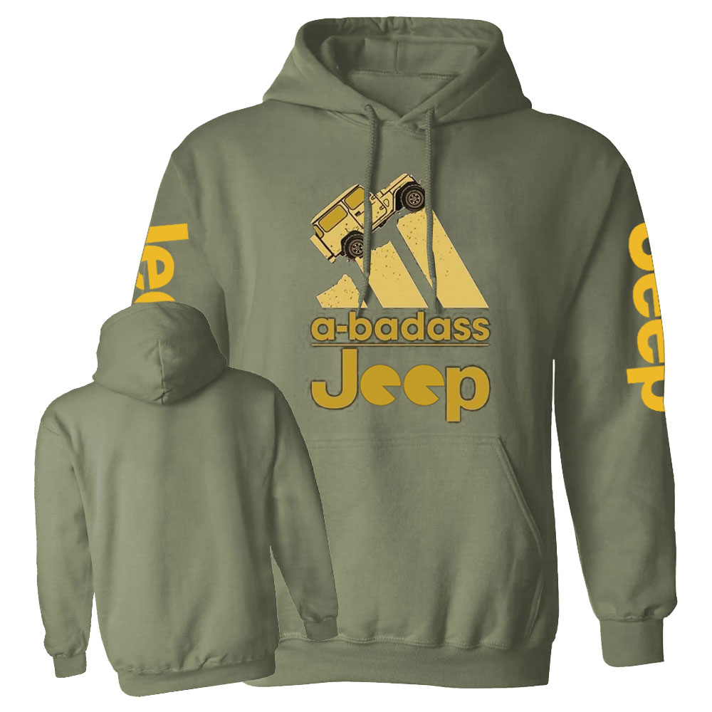 A Badass Jp Yellow Deisgn Casual Hoodie