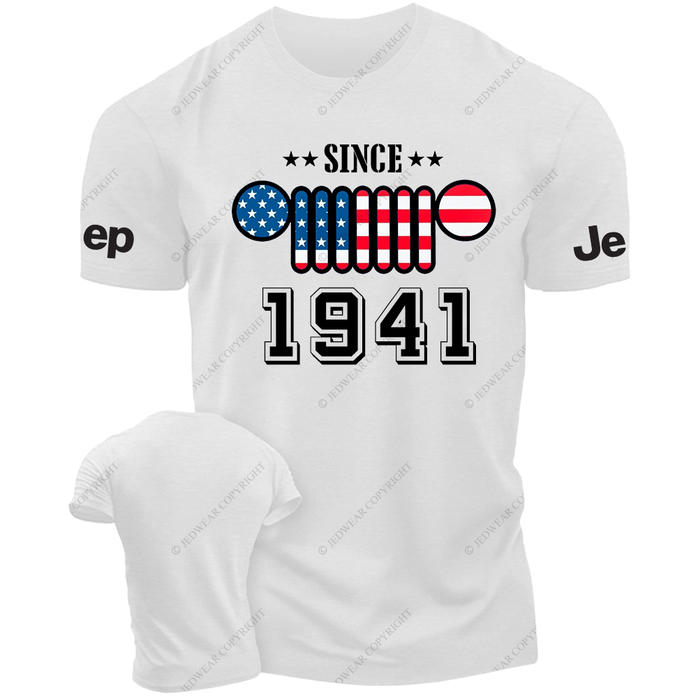 SinceTime And Flag  T-Shirt