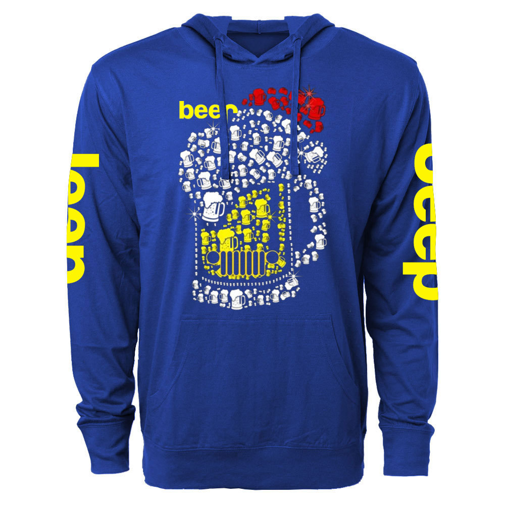 Jp beer Santa Hat Christmas Oversized Lightweight Hoodie