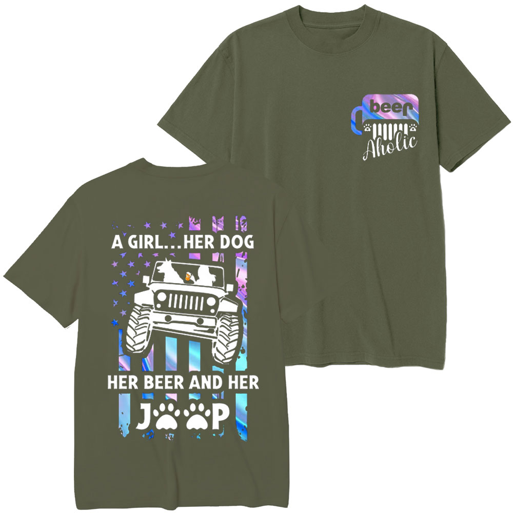Jp Dog Beer Aholic T-Shirt
