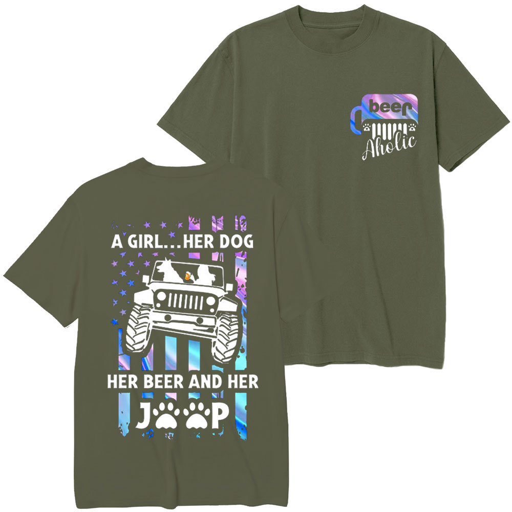 Jp Dog Beer Aholic T-Shirt