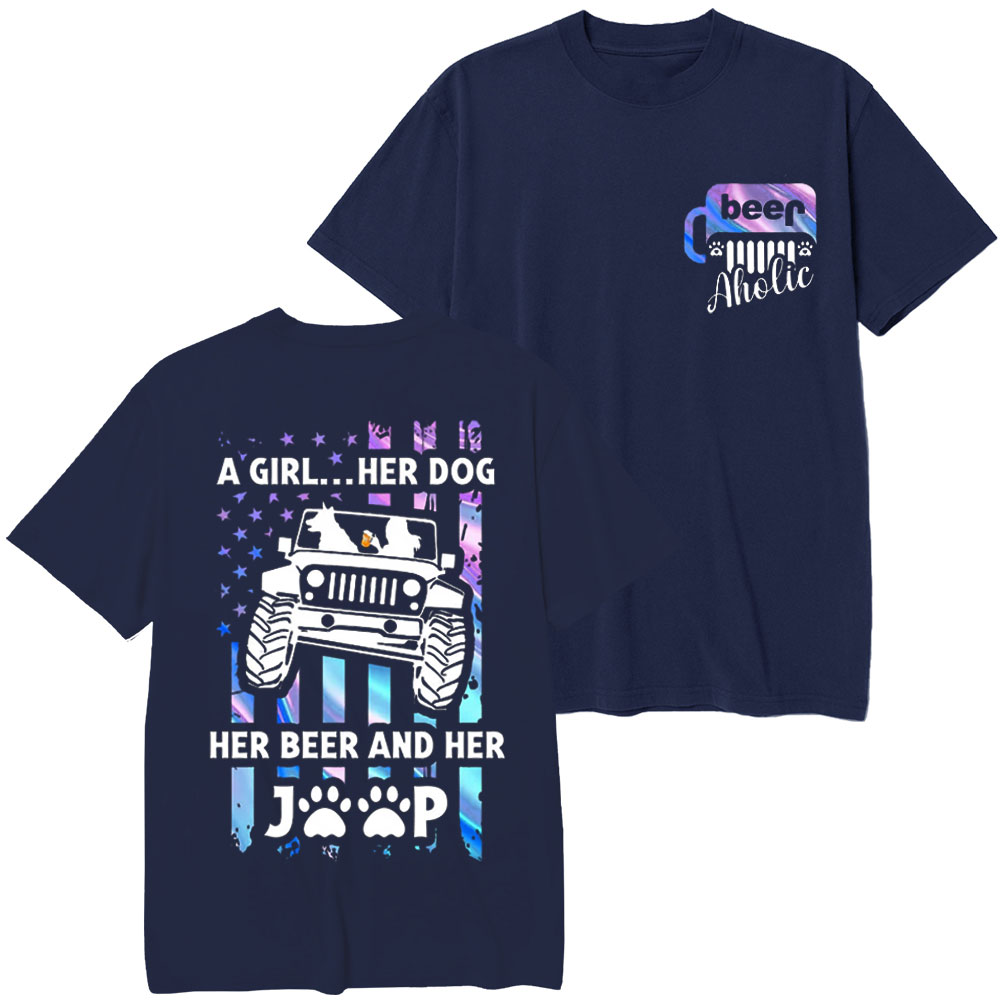Jp Dog Beer Aholic T-Shirt