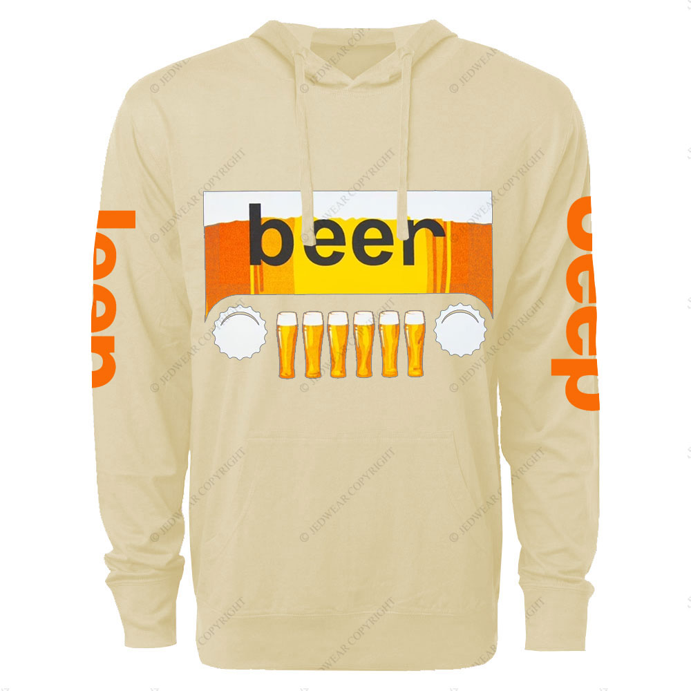 Beer Jp Car Logo Oversized Lightweight Hoodie