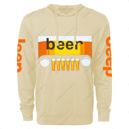 Beer Jp Car Logo Oversized Lightweight Hoodie