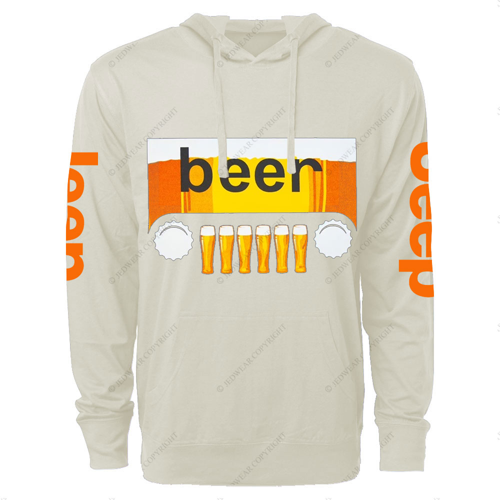 Beer Jp Car Logo Oversized Lightweight Hoodie