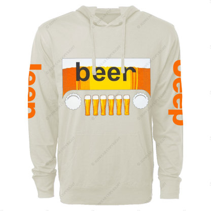 Beer Jp Car Logo Oversized Lightweight Hoodie