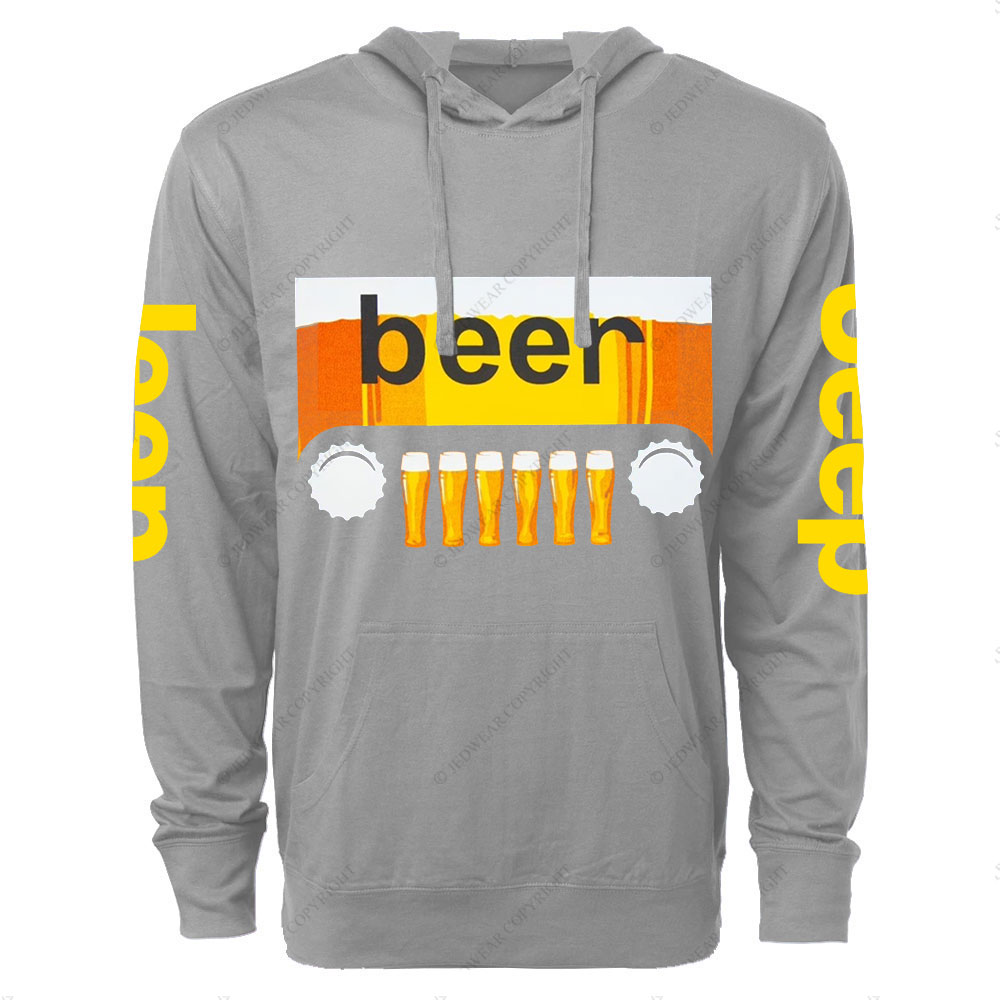Beer Jp Car Logo Oversized Lightweight Hoodie