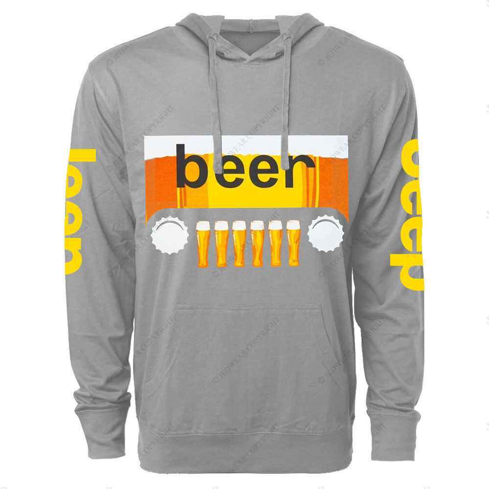Beer Jp Car Logo Oversized Lightweight Hoodie