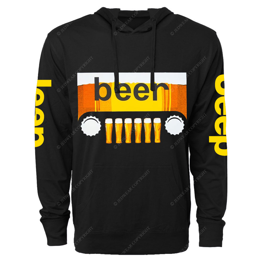 Beer Jp Car Logo Oversized Lightweight Hoodie