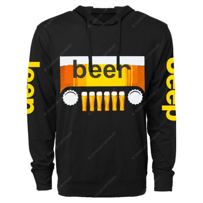 Beer Jp Car Logo Oversized Lightweight Hoodie
