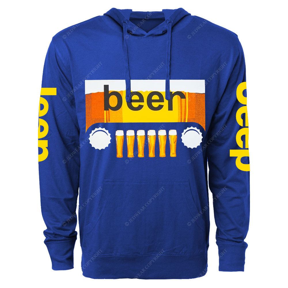 Beer Jp Car Logo Oversized Lightweight Hoodie