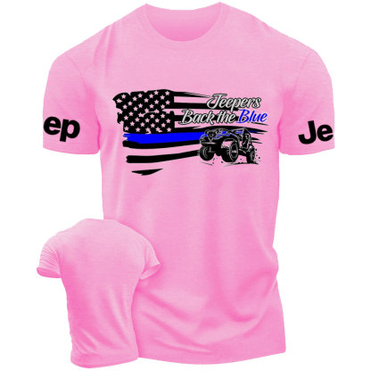 Jpers Back the Blue US Flag T-Shirt